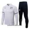 Manchester City Trenings Collegegenser Set 22-23 Kvart-Zip Hvit - Herre